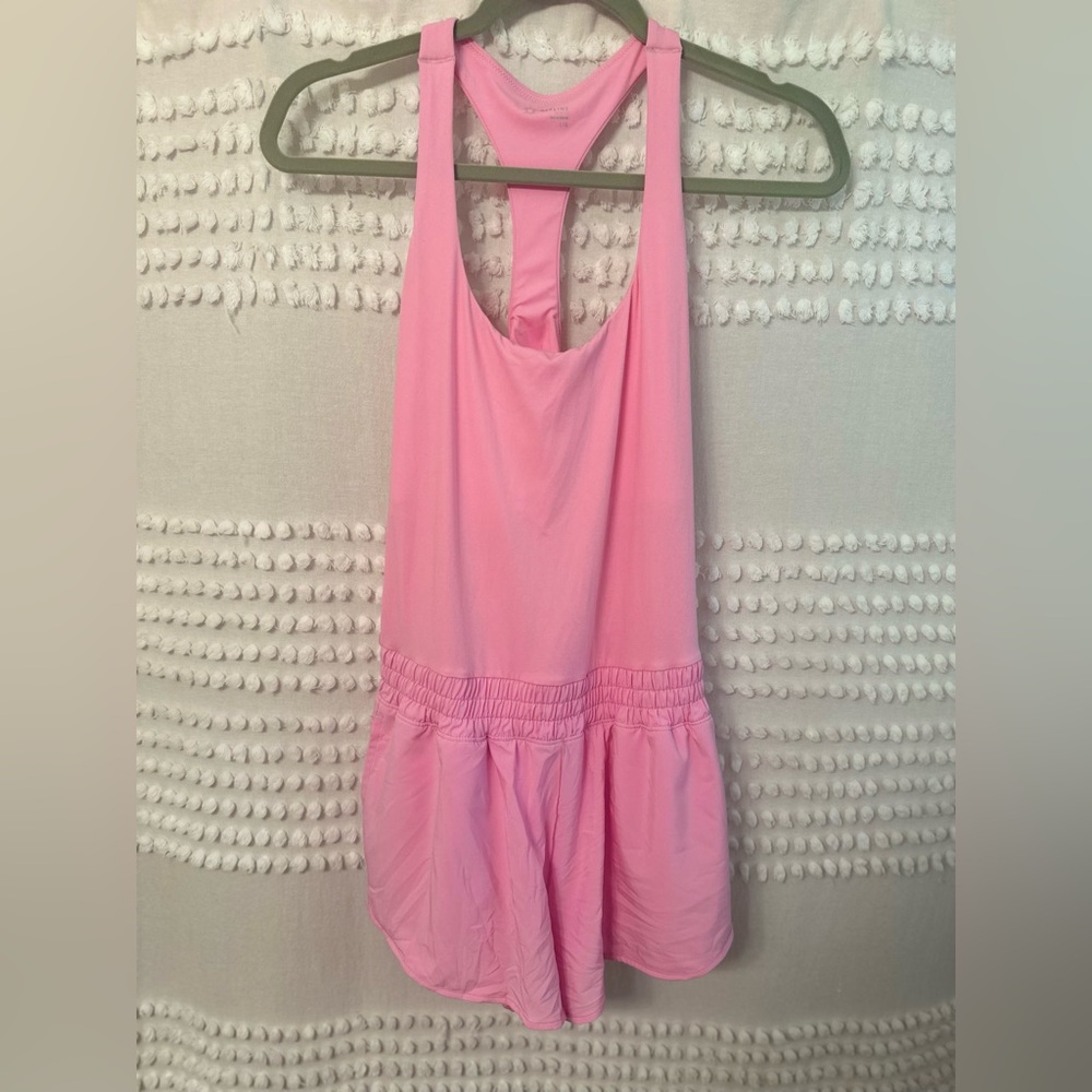 AERIE Pink Active Romper